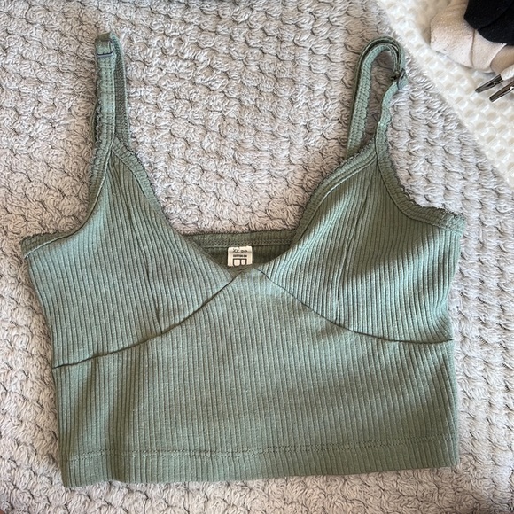 Cotton On Tops - green pj top